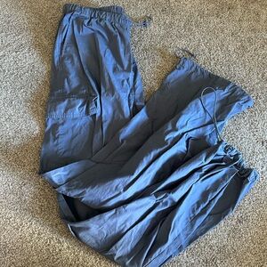 Wild Fable Slate Blue Drawstring Cargo Pants